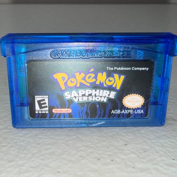 Pokemon: Sapphire Version Authentic Nintendo Game Boy Advance SP Game - Picture 2 of 5